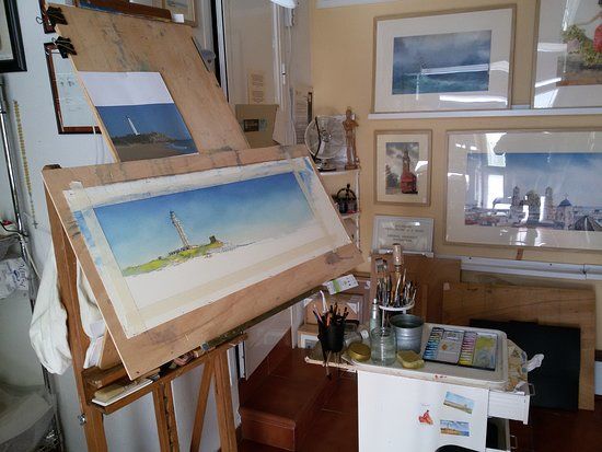 Watercolour Studio Artist Enrico Paciullo